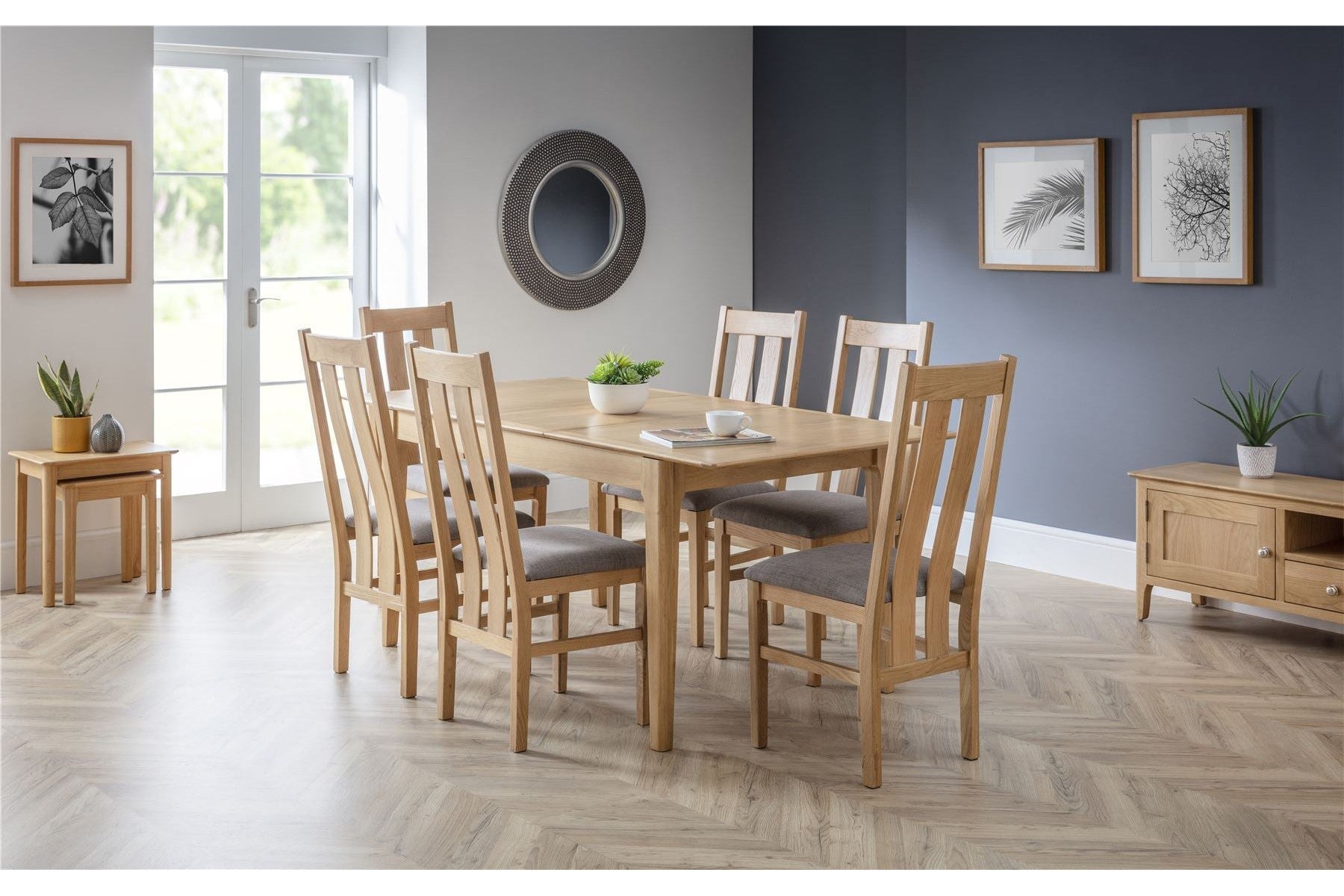 Cole Set Of 2 Chairs Oak