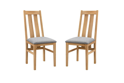 Cole Set Of 2 Chairs Oak