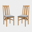 Cole Set Of 2 Chairs Oak