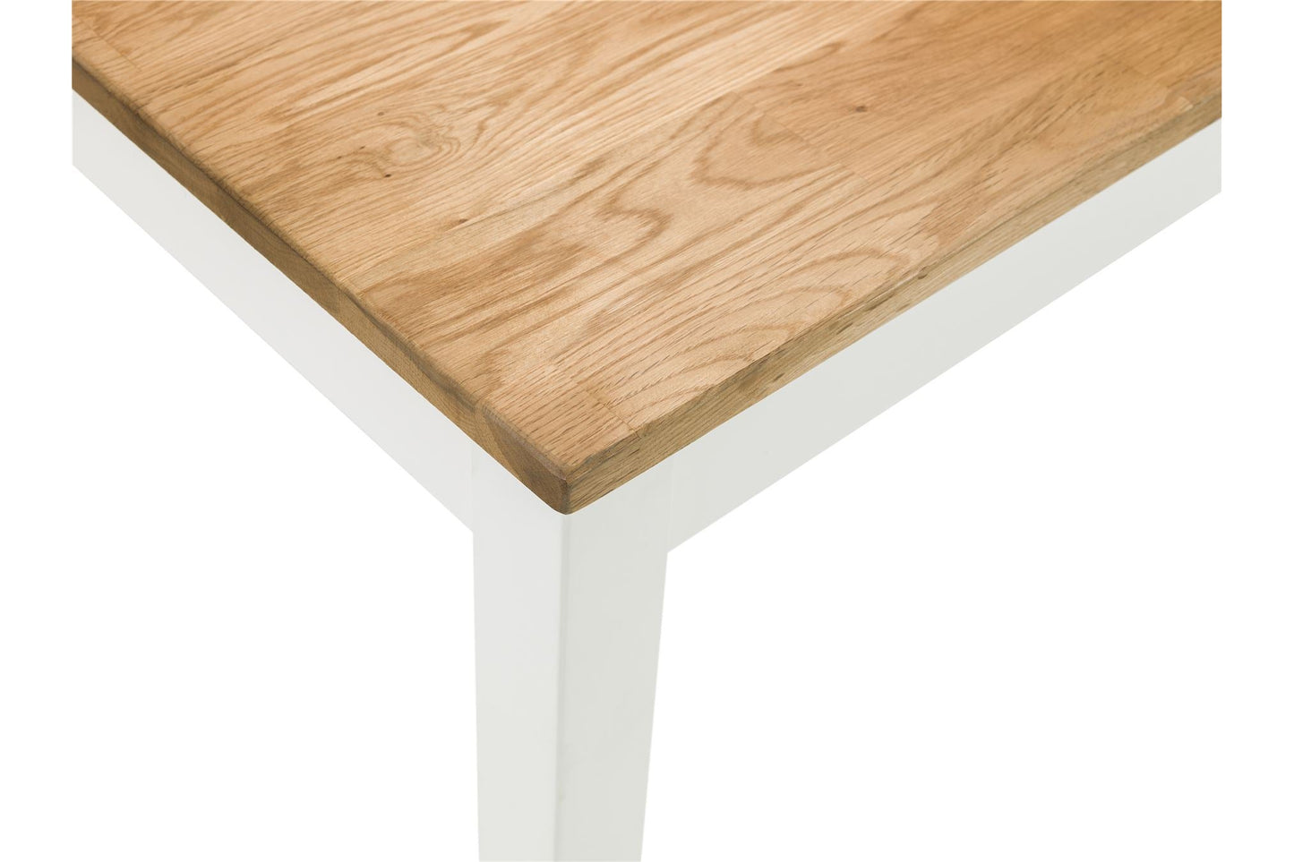 Connie Rectangular Dining Table Ivory/Oak