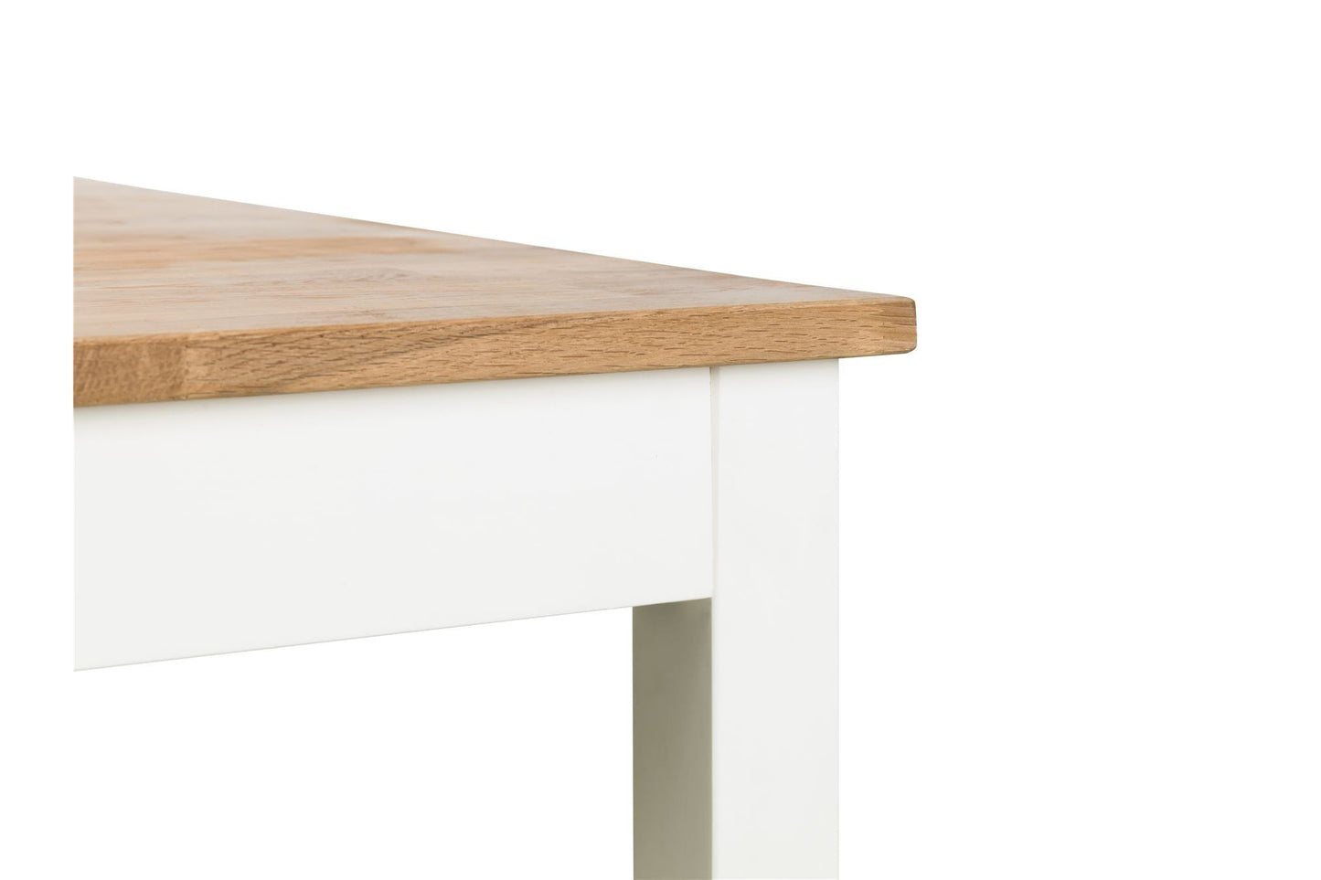 Connie Rectangular Dining Table Ivory/Oak