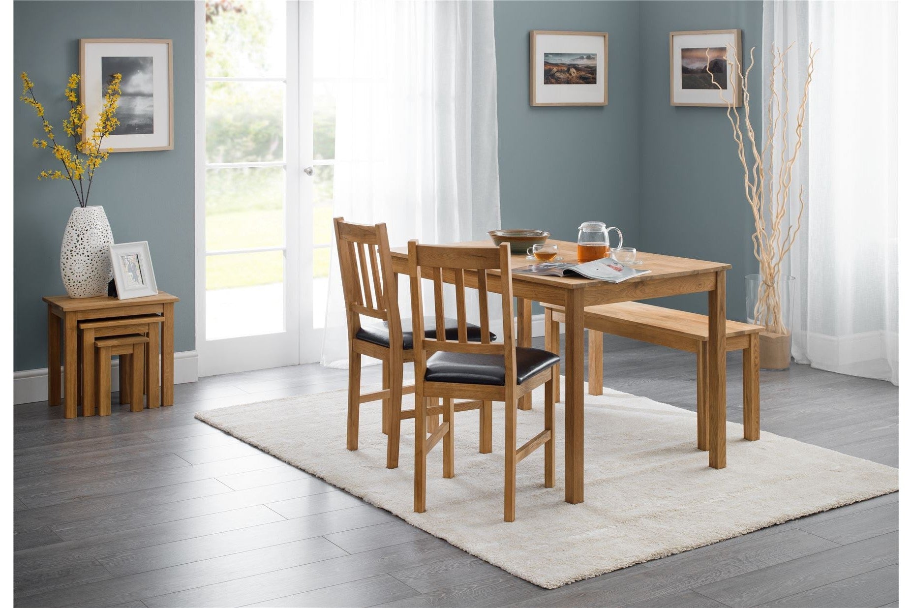 Connie Rectangular Dining Table Oak