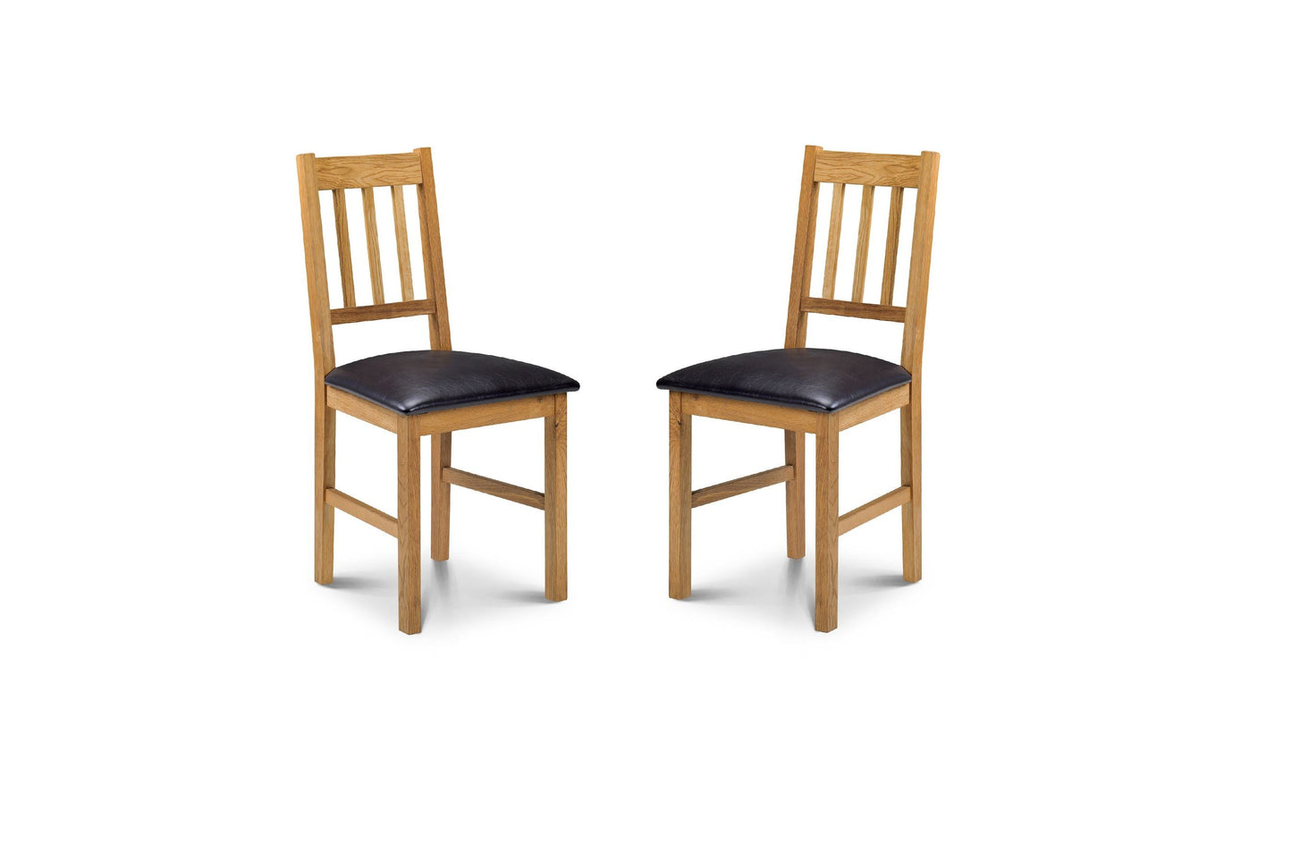 Connie Set Of 2 Chairs Oak/Brown