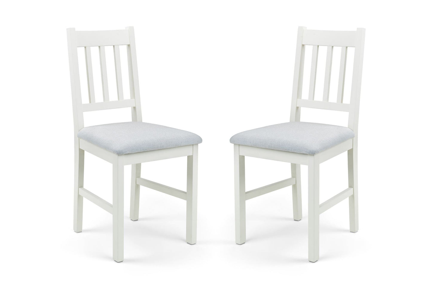 Connie Set Of 2 Dining Chairs Ivory/Grey