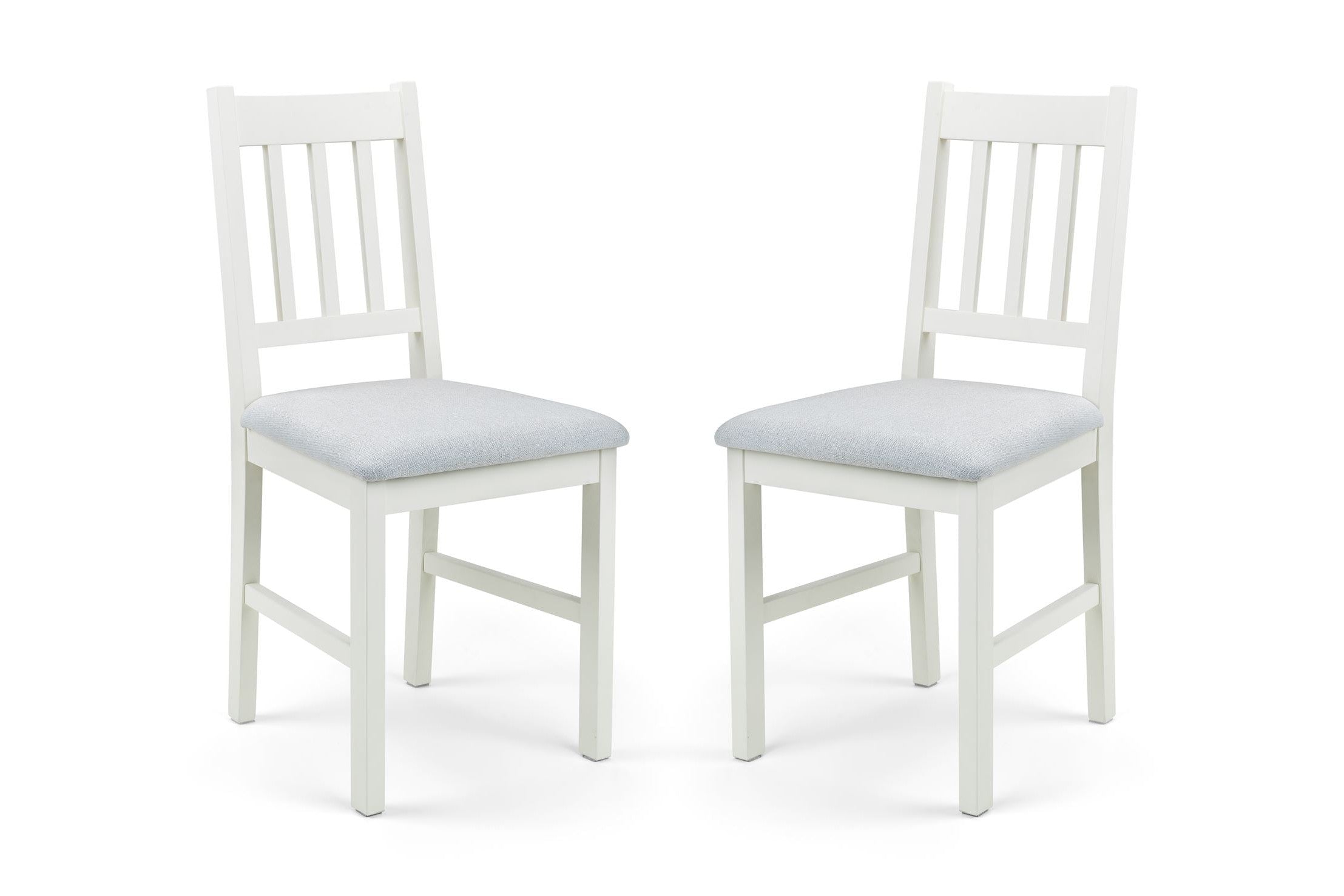 Connie Set Of 2 Dining Chairs Ivory/Grey