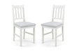 Connie Set Of 2 Dining Chairs Ivory/Grey