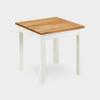 Connie Lamp Table Ivory/Oak