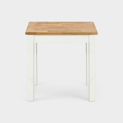 Connie Lamp Table Ivory/Oak