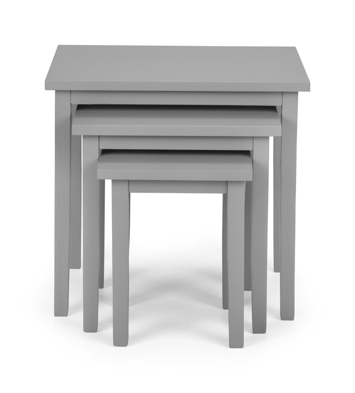 Coral Nesting Side Tables Grey