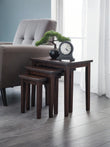 Coral Nesting Side Tables Mahogany