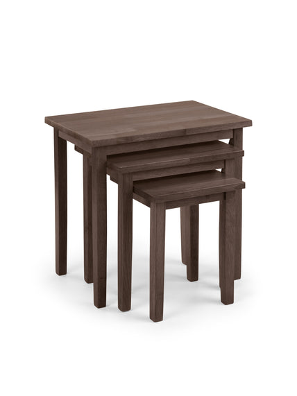 Coral Nesting Side Tables Walnut