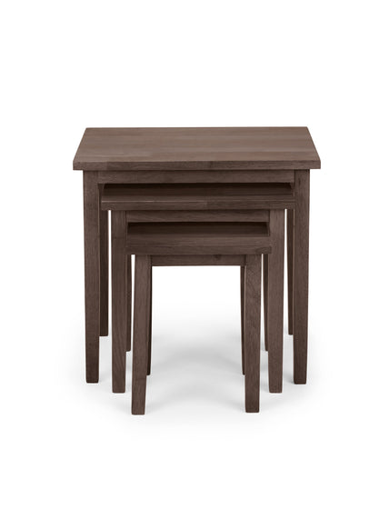 Coral Nesting Side Tables Walnut