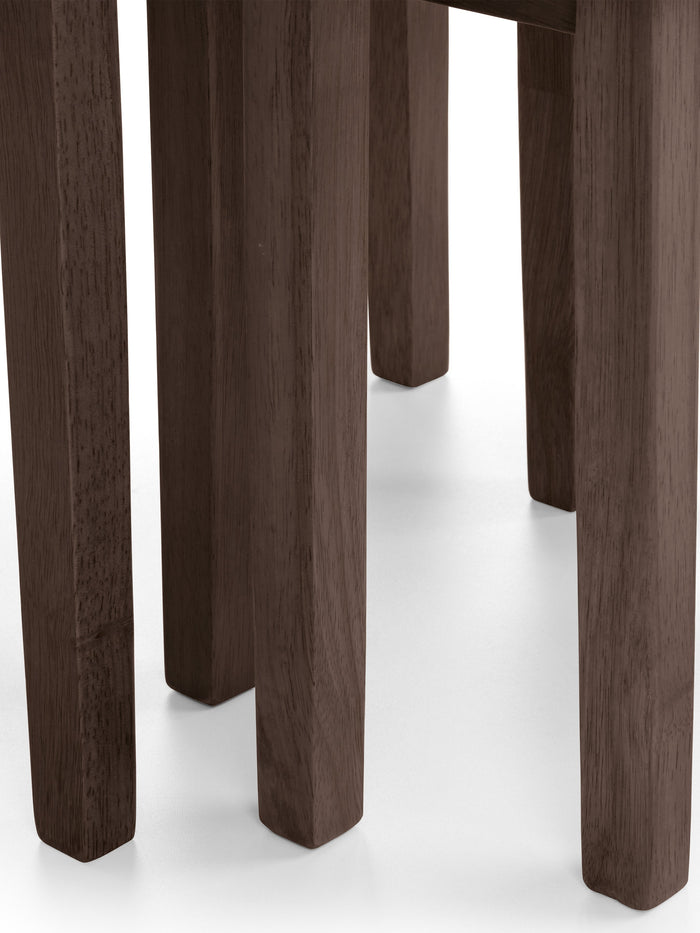 Coral Nesting Side Tables Walnut