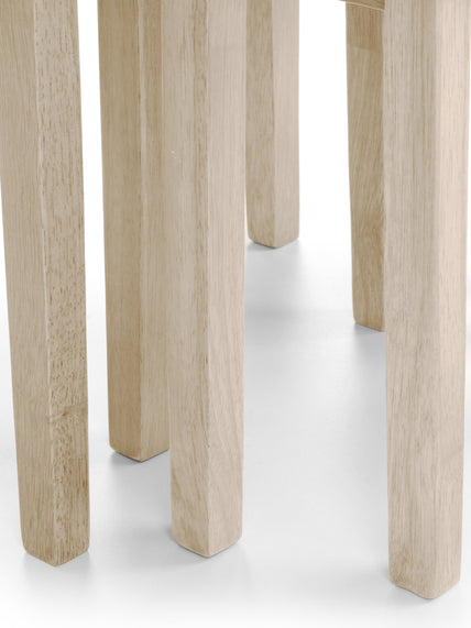 Coral Nesting Side Tables White Wash