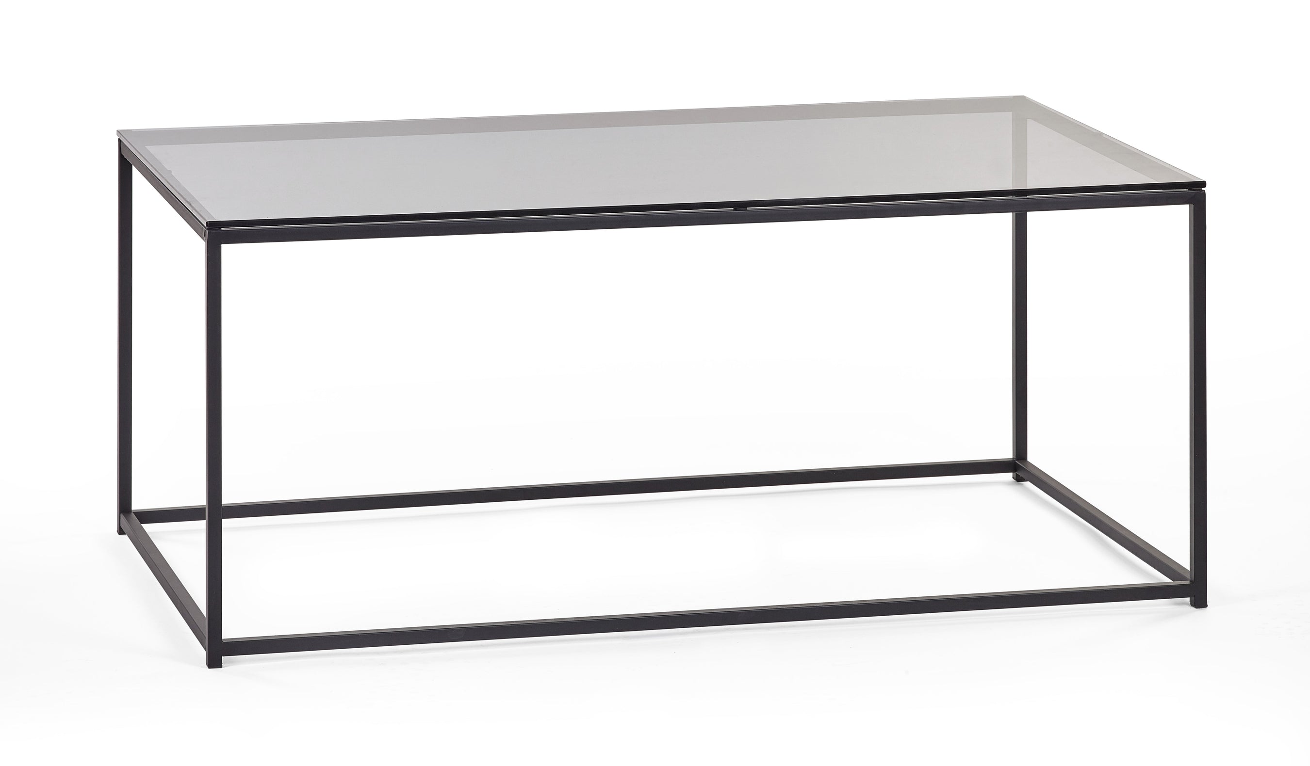 Cypress Coffee Table Smoked Glass/Black