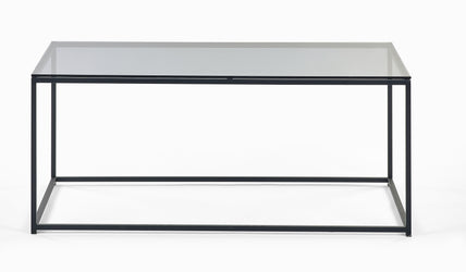 Cypress Coffee Table Smoked Glass/Black