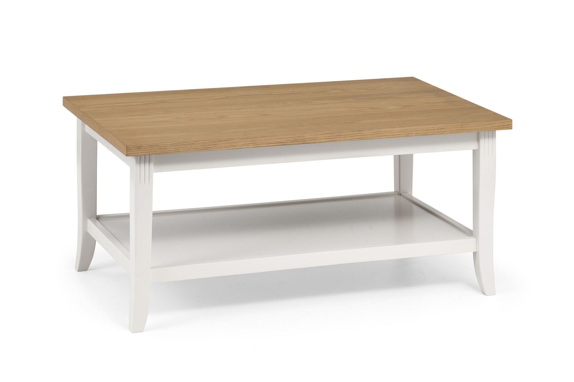 Dara Coffee Table Ivory/Oak