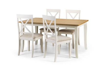 Dara Dining Table Ivory/Oak