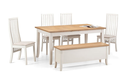 Dara Dining Table Ivory/Oak