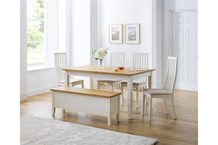 Dara Dining Table Ivory/Oak