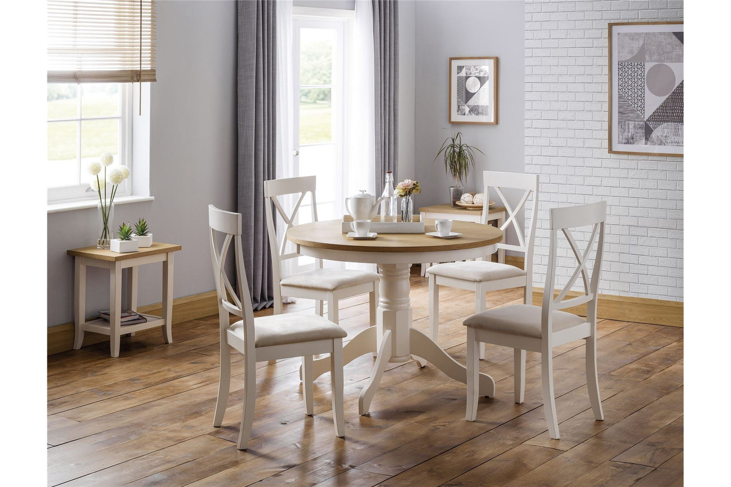 Dara Set of 2 Chairs Ivory