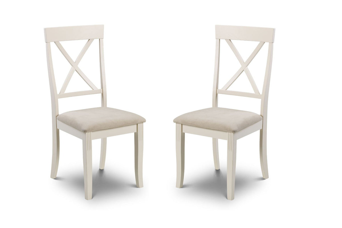 Dara Set of 2 Chairs Ivory