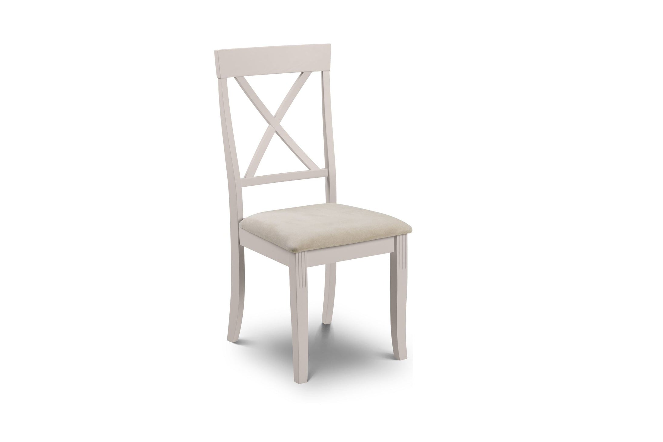 Dara Set of 2 Dining Chairs Grey/Oak