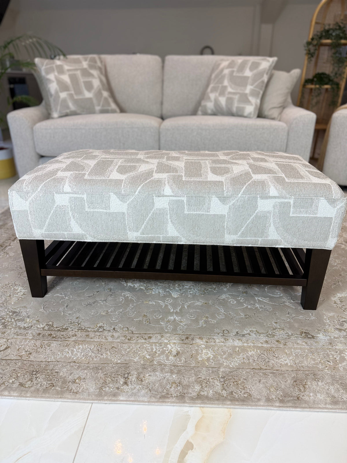 Sequoia Sofa Beige Footstool