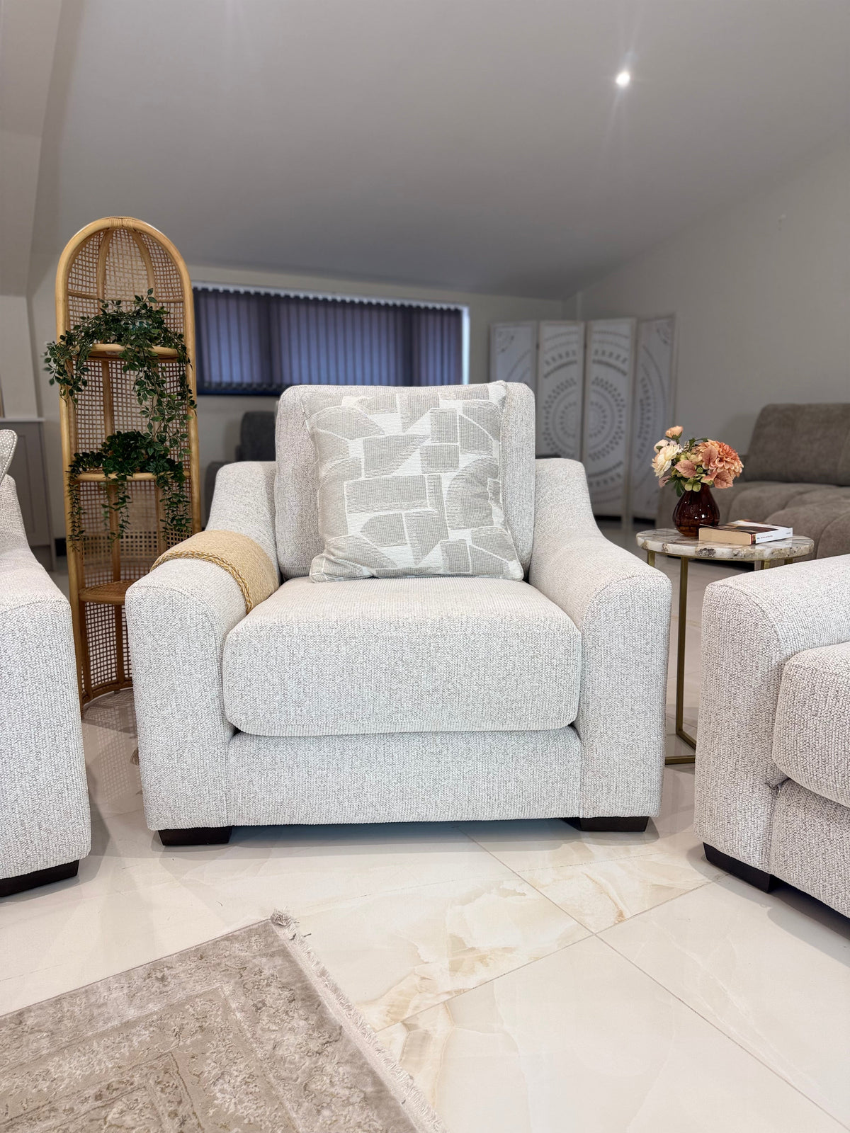 Sequoia Sofa Beige Armchair