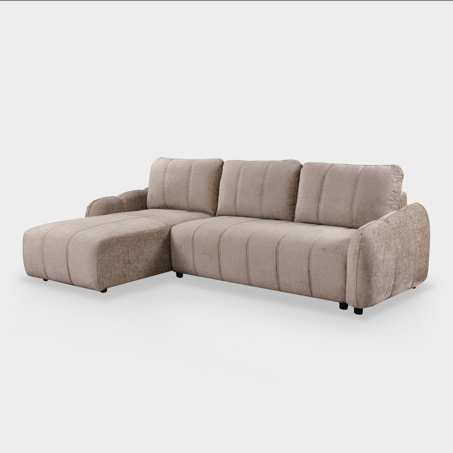 Evara Sofa Bed Universal Corner Mushroom