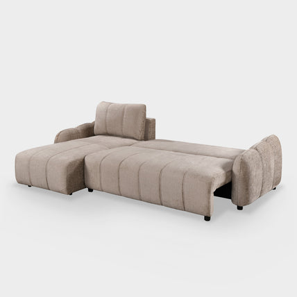 Evara Sofa Bed Universal Corner Mushroom