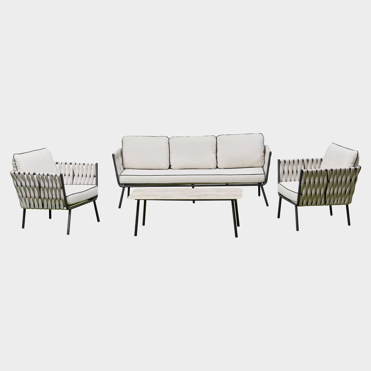 Falmouth Grey Garden Set