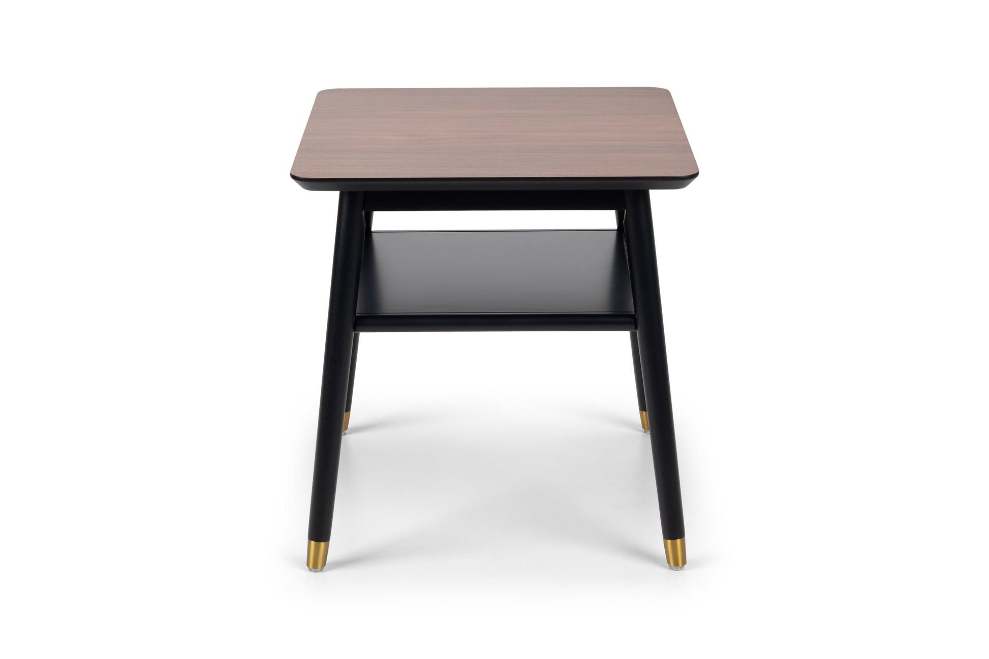 Flavia Lamp Table Black/Walnut