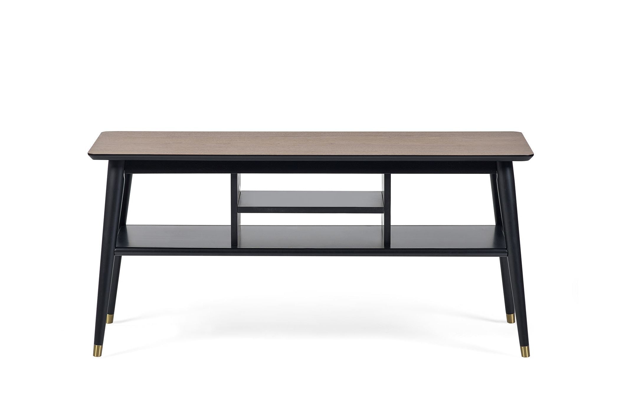 Flavia TV Unit Black/Walnut