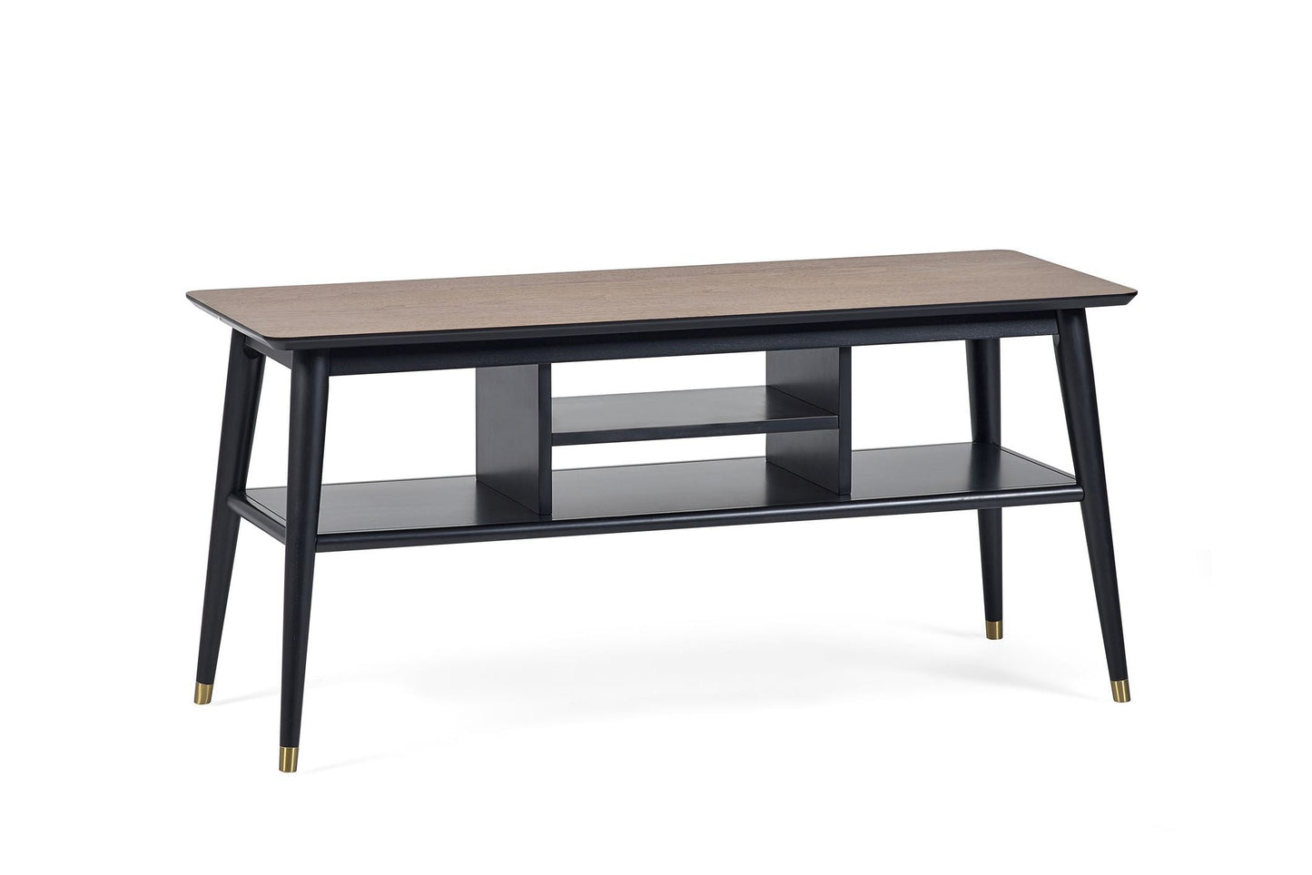 Flavia TV Unit Black/Walnut