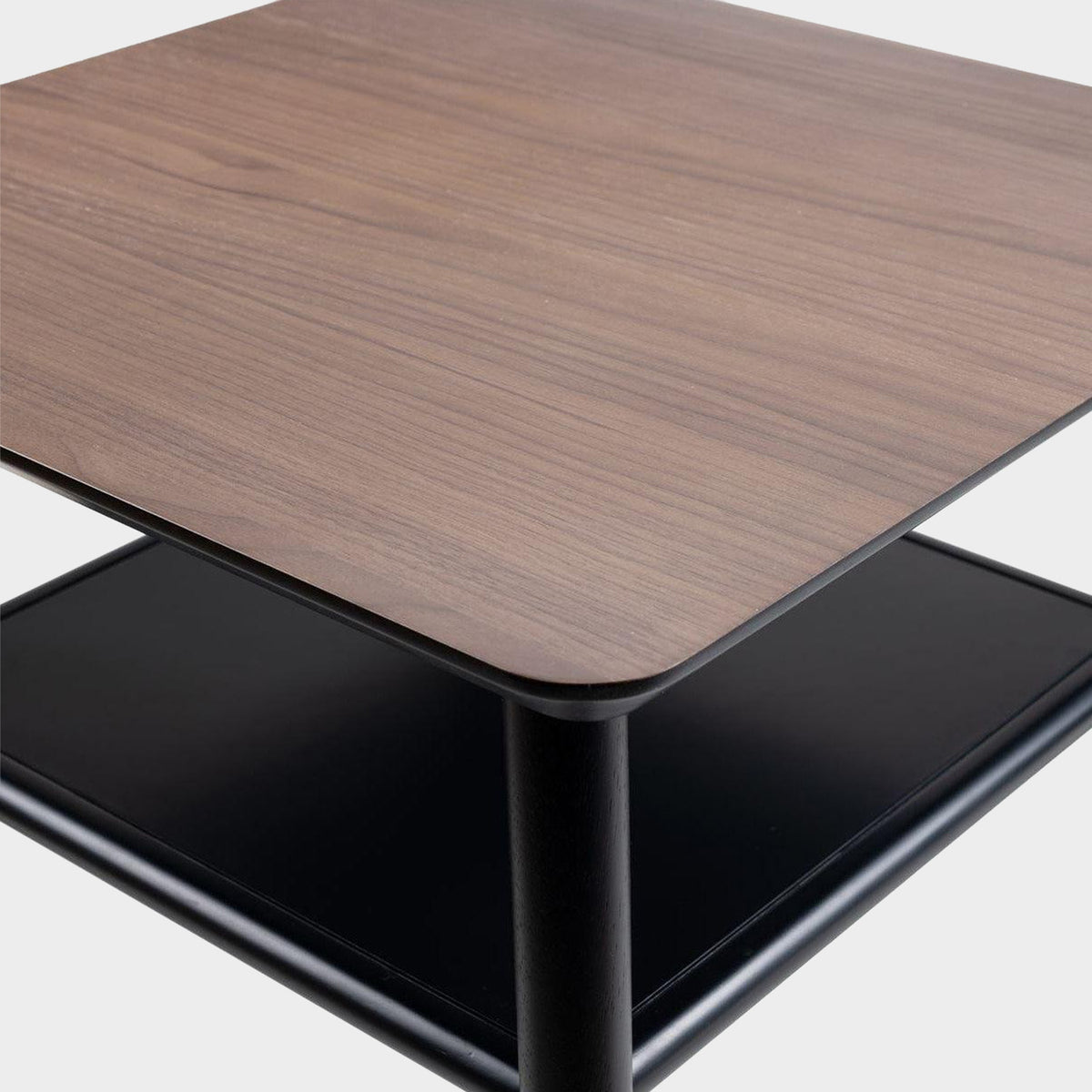 Flavia Lamp Table Black/Walnut