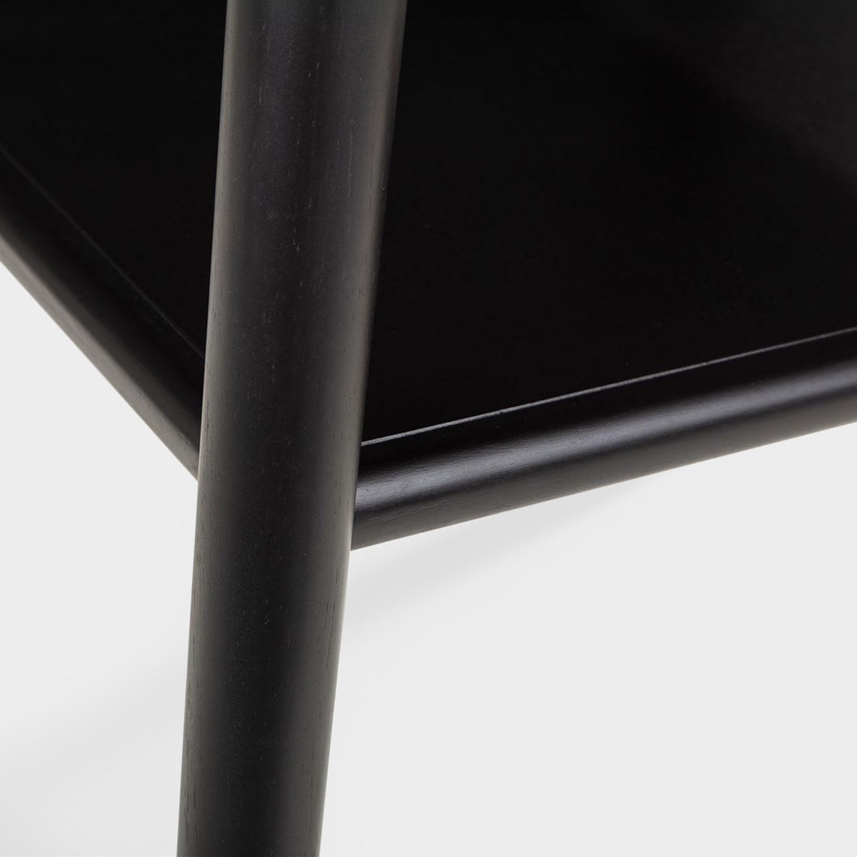 Flavia Lamp Table Black/Walnut