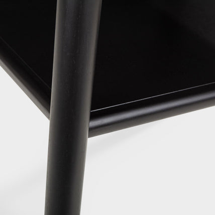 Flavia Lamp Table Black/Walnut