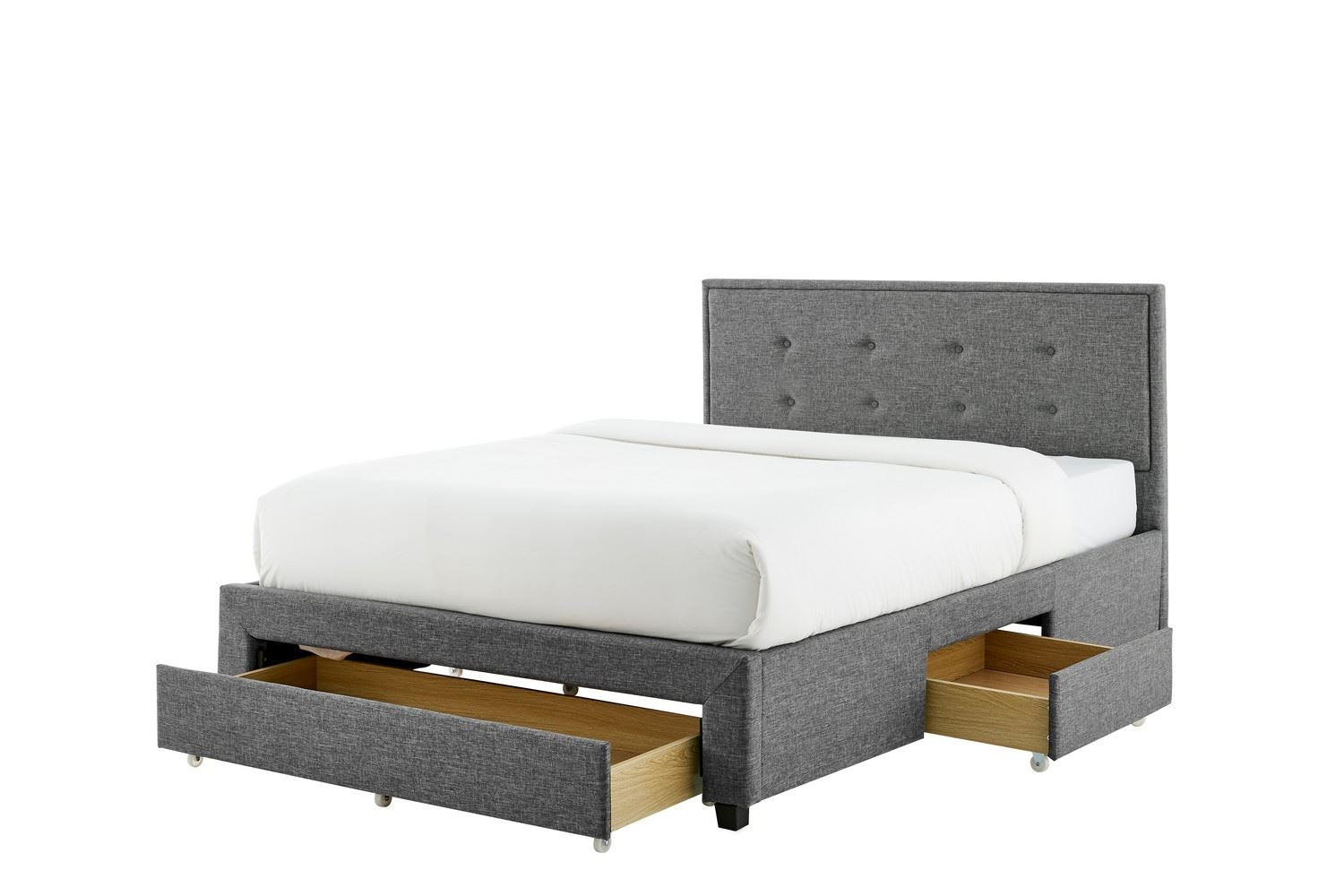 Florence Bed Frame Double Grey