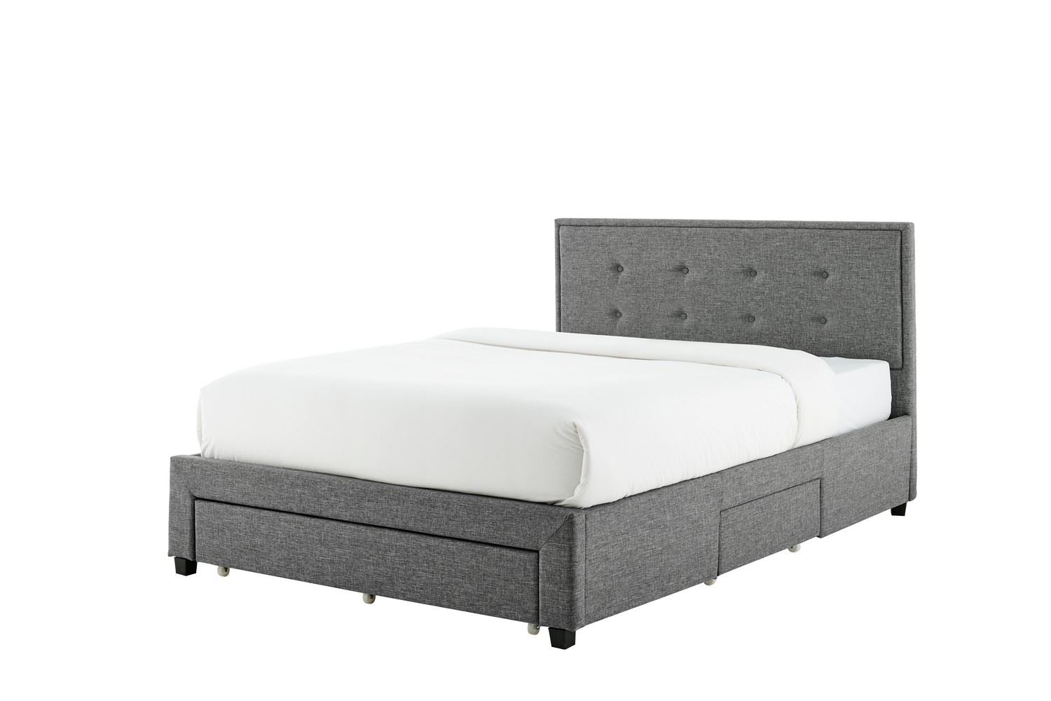 Florence Bed Frame Double Grey