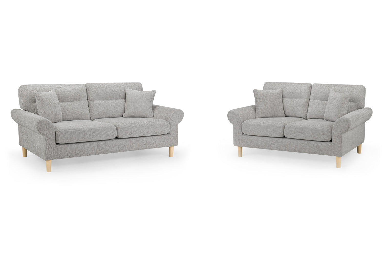 Florence Sofa Silver 3+2 Set