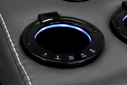 Galaxy Tech Recliner Sofa Grey 2 Seater