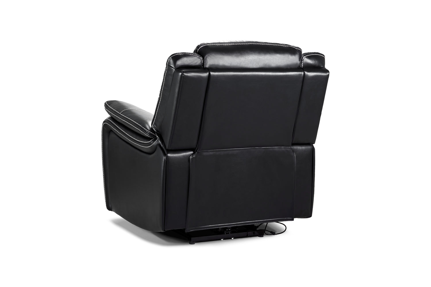 Galaxy Tech Recliner Sofa Black Armchair