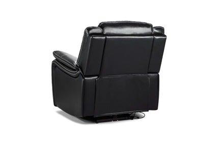 Galaxy Tech Recliner Sofa Black Armchair