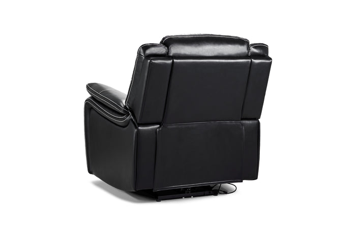 Galaxy Tech Recliner Sofa Black Armchair