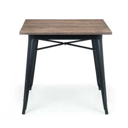 Grove Square Table Mocha Elm/Black
