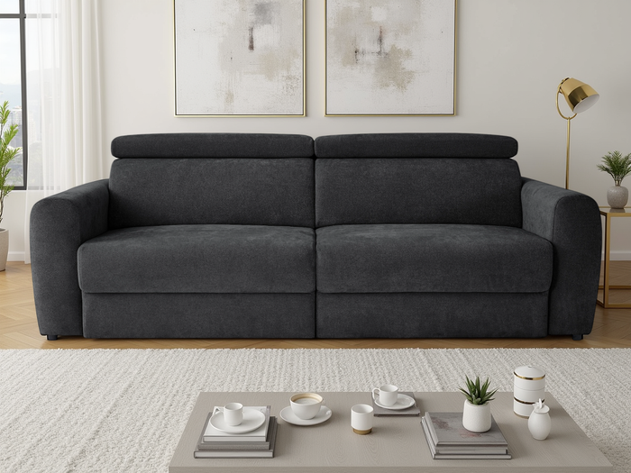 Dakota Electric Sofabed Black 3 Seater