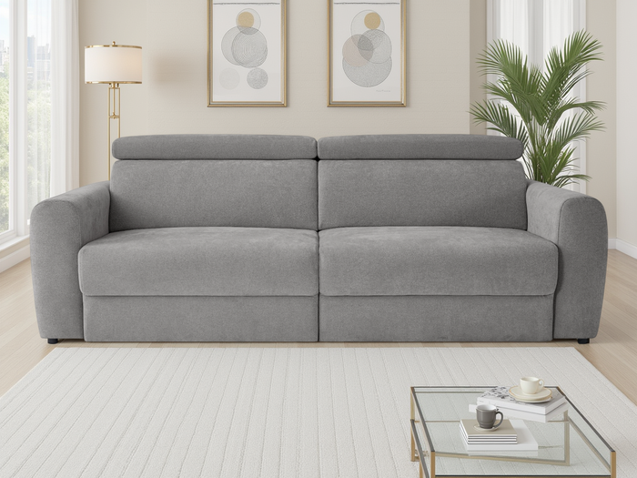 Dakota Electric Sofabed Grey 3 Seater