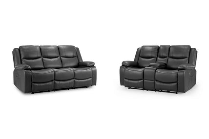 Harald Recliner Black 3+2 Bundle