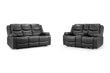 Harald Recliner Black 3+2 Bundle